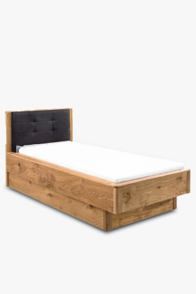 Jednolôžková posteľ drevená s úložným priestorom